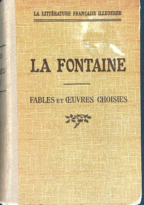 Fables et oeuvres choisies - Jean de La Fontaine - copertina