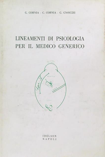 Lineamenti di psicologia per il medico generico - copertina