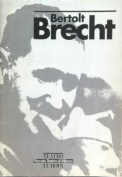 Bertolt Brecht - Maria Grazia Gregori - copertina