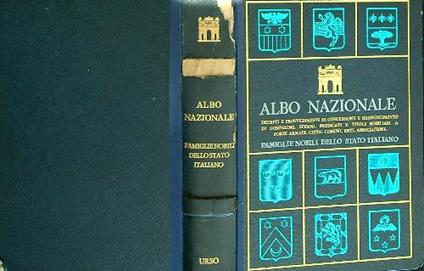 Albo nazionale. Parte I - copertina