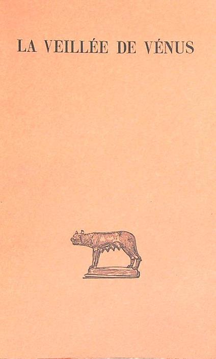 La Veillee De Venus: Pervigilium Veneris - copertina