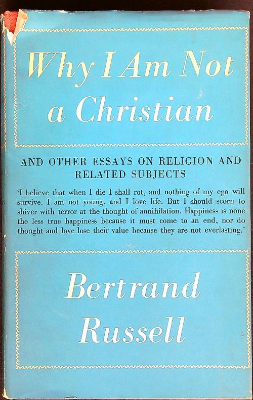 Why I Am Not a Christian - Bertrand Russell - copertina