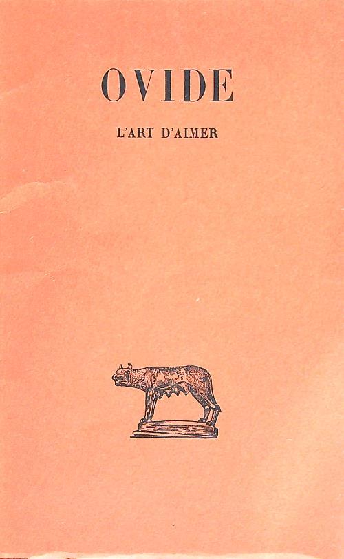 L' art d'aimer - P. Nasone Ovidio - copertina
