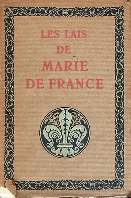Les Lais de Marie de France - copertina