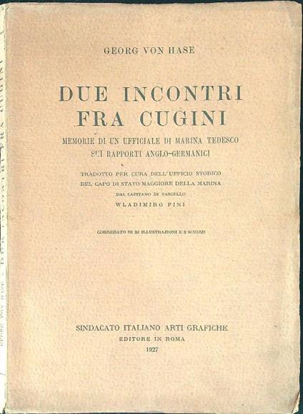 Due incontri fra cugini - copertina