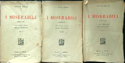 I miserabili 3vv - Victor Hugo - copertina
