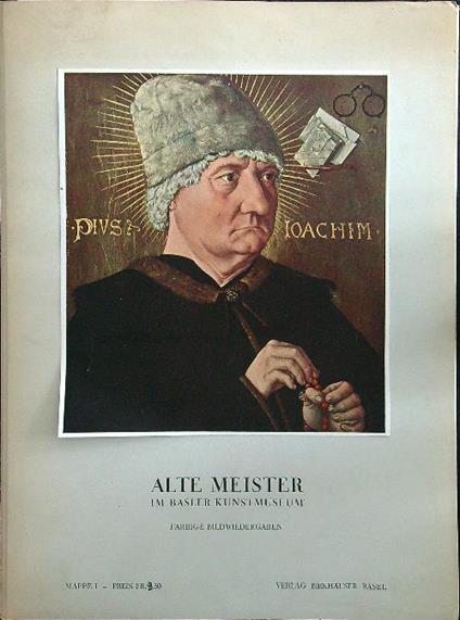 Alte meister im basler kunstmuseum mappe I - copertina