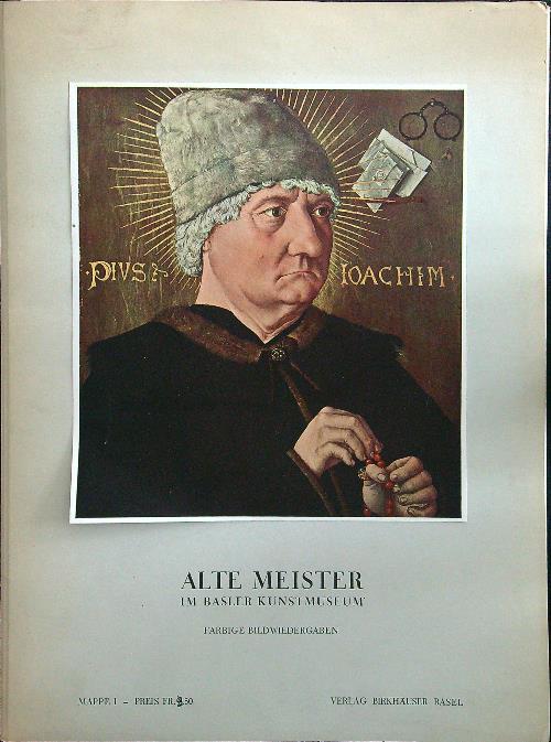 Alte meister im basler kunstmuseum mappe I - copertina