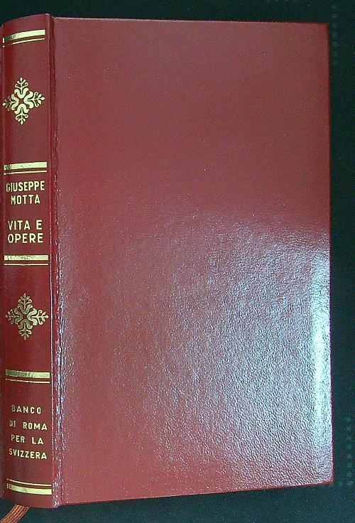 Vita e opere Vol II - Giuseppe Motta - copertina