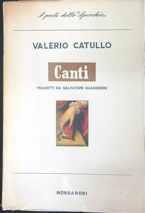 Canti - G. Valerio Catullo - copertina