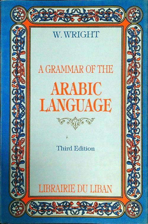 A grammar of the arabic language - copertina
