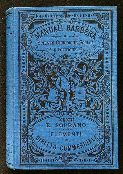 Elementi di diritto commerciale - Enrico Sorano - copertina