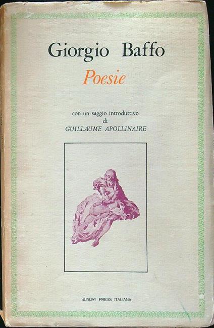 Poesie - Giorgio Baffo - copertina