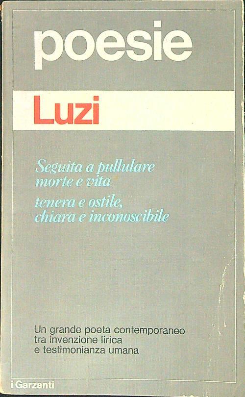 Poesie - Luz - copertina