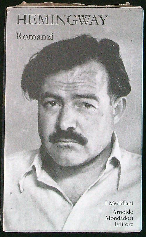 Romanzi - Ernest Hemingway - copertina