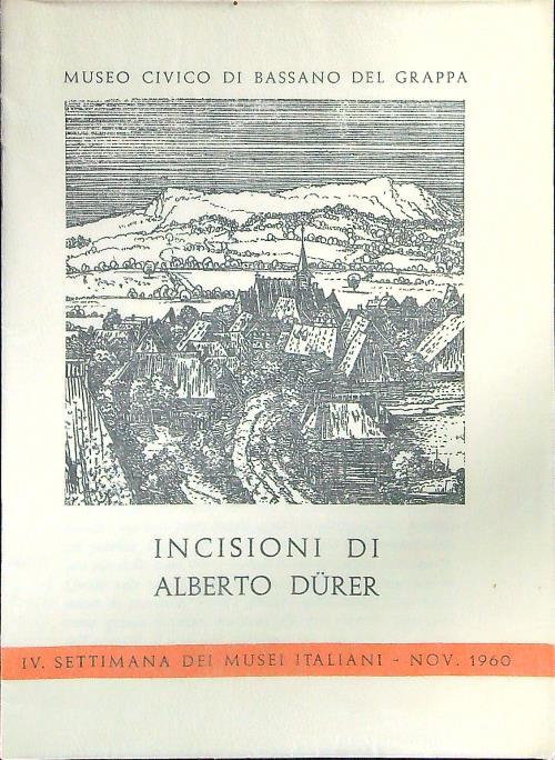 Incisioni di Alberto Durer - copertina