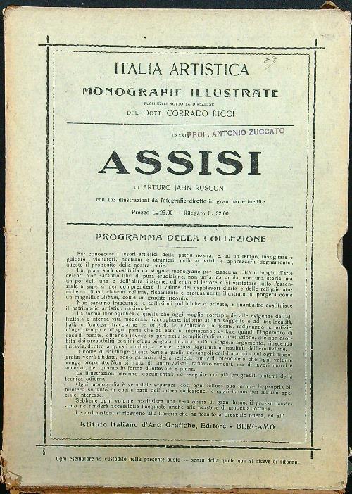 Assisi - Rusconi - copertina