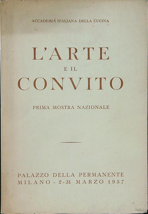 L' arte e il convito - copertina