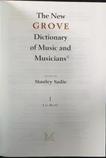 The new grove dictionary of music and musicians
