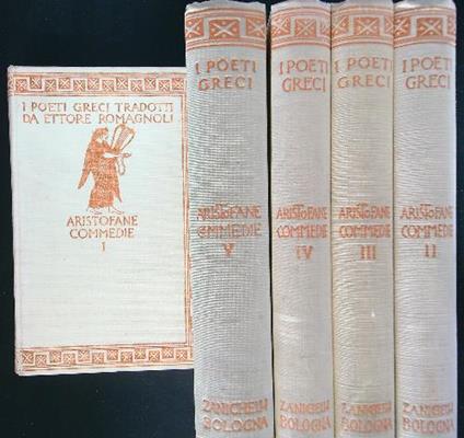 Le commedie 5 vv - Aristofane - copertina