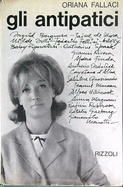 Gli antipatici - Oriana Fallaci - copertina