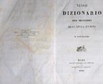 Nuovo dizionario dei sinonimi della lingua italiana