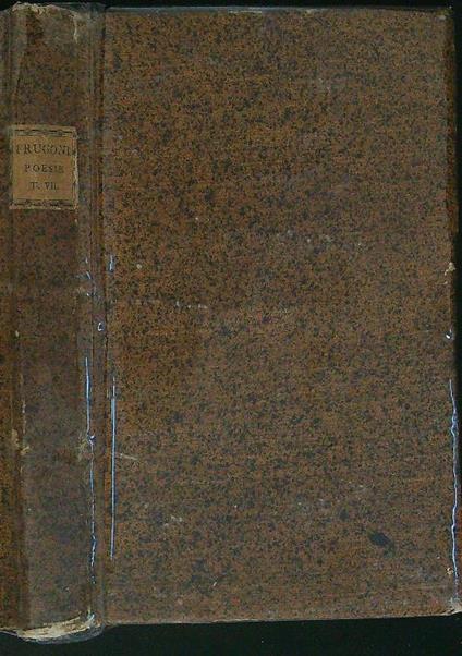 Poesie Tomo VII - Carlo Innocento Frugoni - copertina