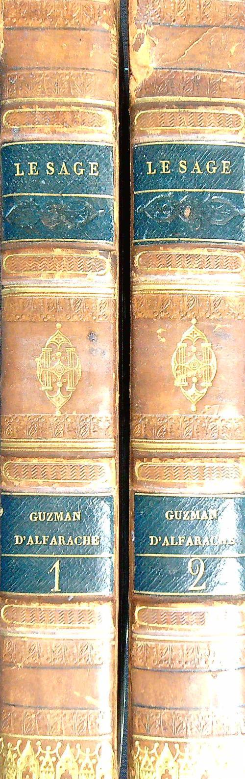 Histoire de Guzman D' Alfarache. 2vv - De Le Sage - copertina