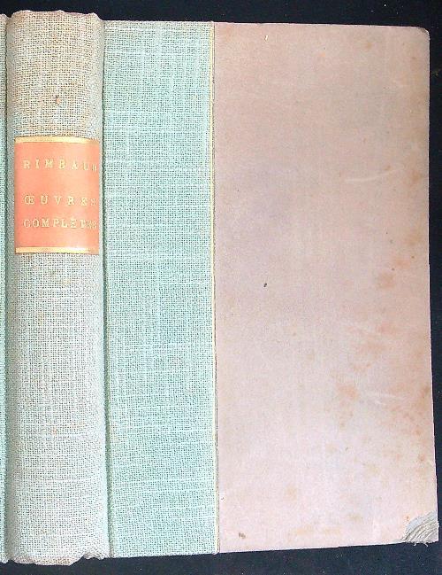 Oeuvres completes de Arthur Rimbaud - Arthur Rimbaud - copertina