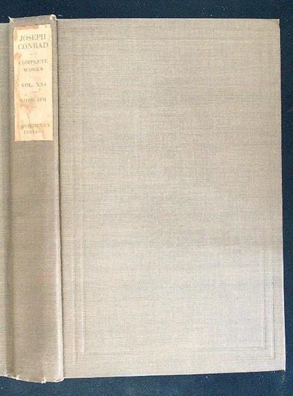 Lord Jim - Joseph Conrad - copertina