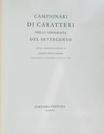 Campionari di caratteri nella tipografia del Settecento