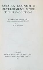 Russian Economic Development since the Revolution