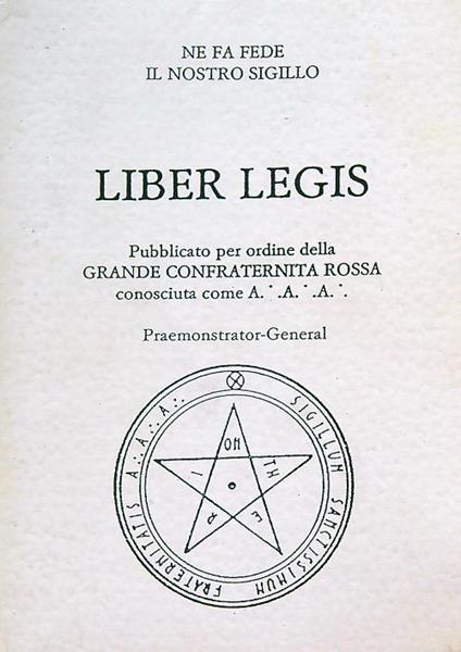 Liber Legis - copertina