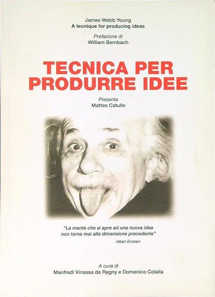 Tecnica per produrre idee - copertina