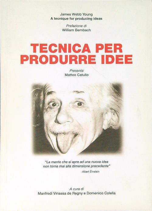 Tecnica per produrre idee - copertina