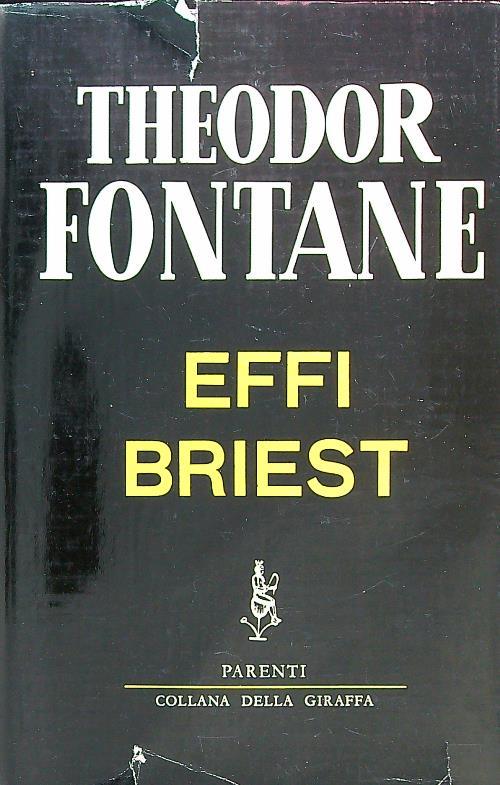Effi Briest - Theodor Fontane - copertina
