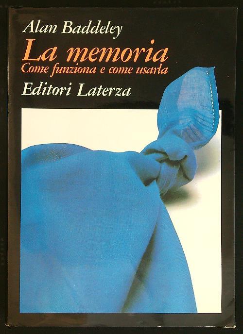 La memoria - Alan Baddeley - copertina