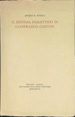 Il sistema dialettico di Gianfranco Contini