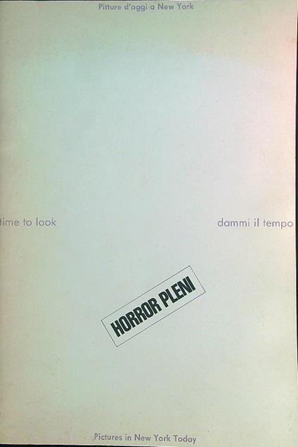 Dammi il tempo di guardare - Zeno Birolli - copertina