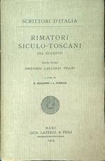 Rimatori Siculo-Toscani Serie I
