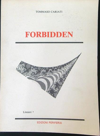 Forbidden - Tommaso Cariati - copertina