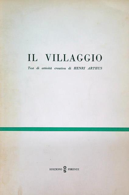 Il villaggio - Henri Arthus - copertina