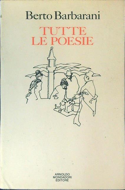 Tutte le poesie - Berto Barbarani - copertina