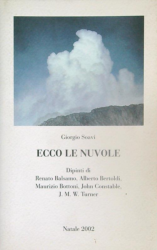 Ecco le nuvole - Giorgio Soavi - copertina