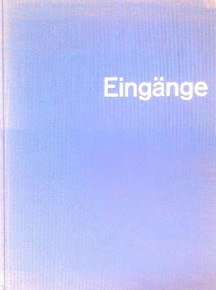 Eingange - Horst Ossenberg - copertina