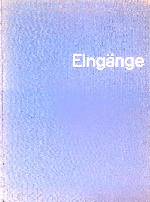 Eingange - Horst Ossenberg - copertina