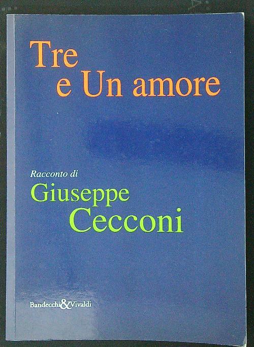 Tre e un amore - Giuseppe Cecconi - copertina