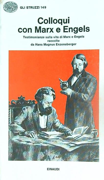 Colloqui con Marx e Engels - Hans Enzesberger - copertina