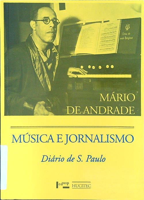Musica e jornalismo - Mario De Andrade - copertina