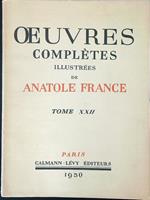 Anatole France Tome XXII La revolte des Anges